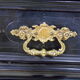 Blackened wooden buffet