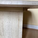70s travertine nesting tables