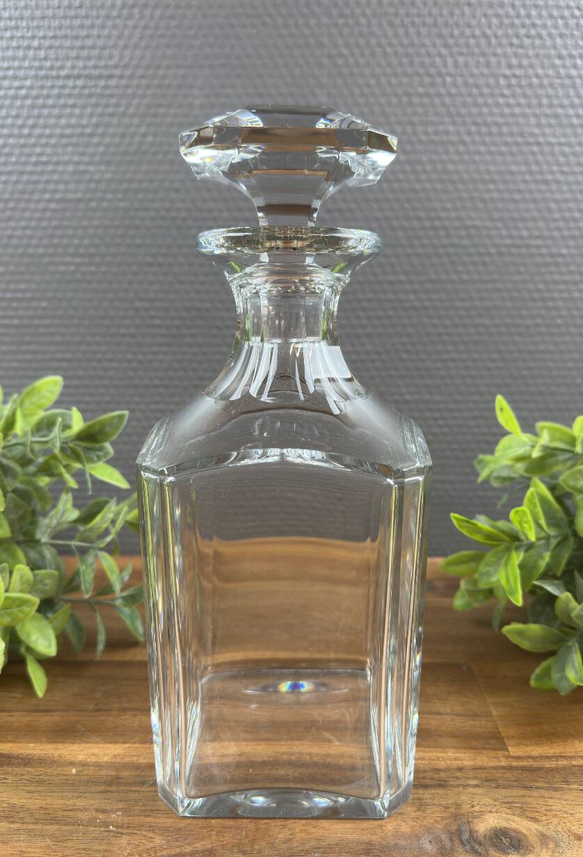 Baccarat Harcourt whisky carafe – cut crystal
