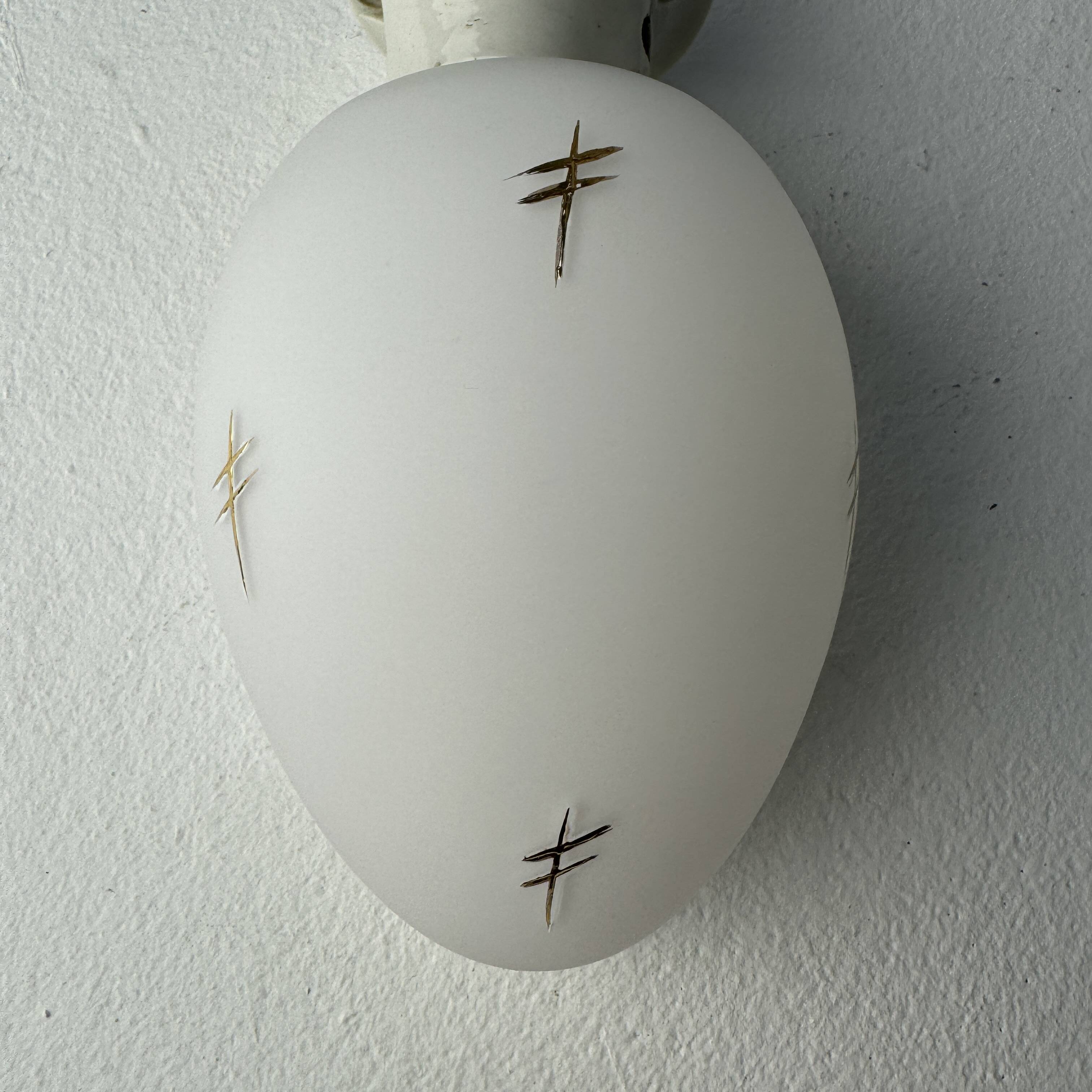 Lot of 3 vintage angled wall sconces.