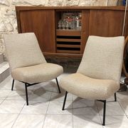 Pierre Guariche armchair for Airborne reupholstered.