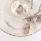 Glass pocket emptier by Jean Paul van Lith, Biot, 1980s