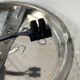 Pair of old vintage round wall lamps