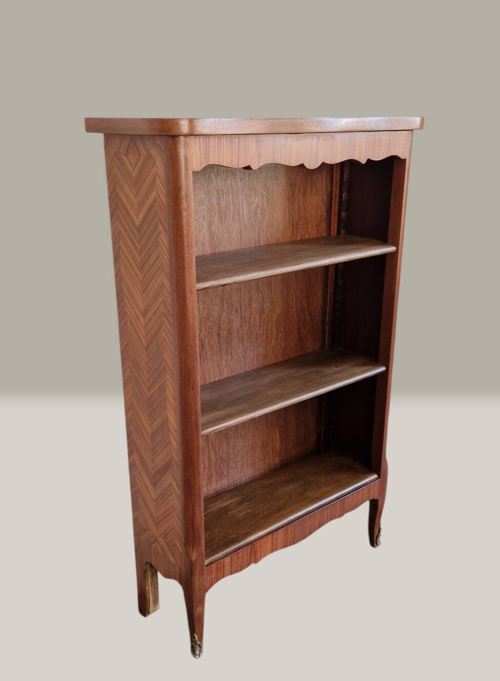 Bibus marquetry in rosewood, Transition style - Mid 20th century