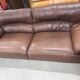 Roche bobois leather sofa