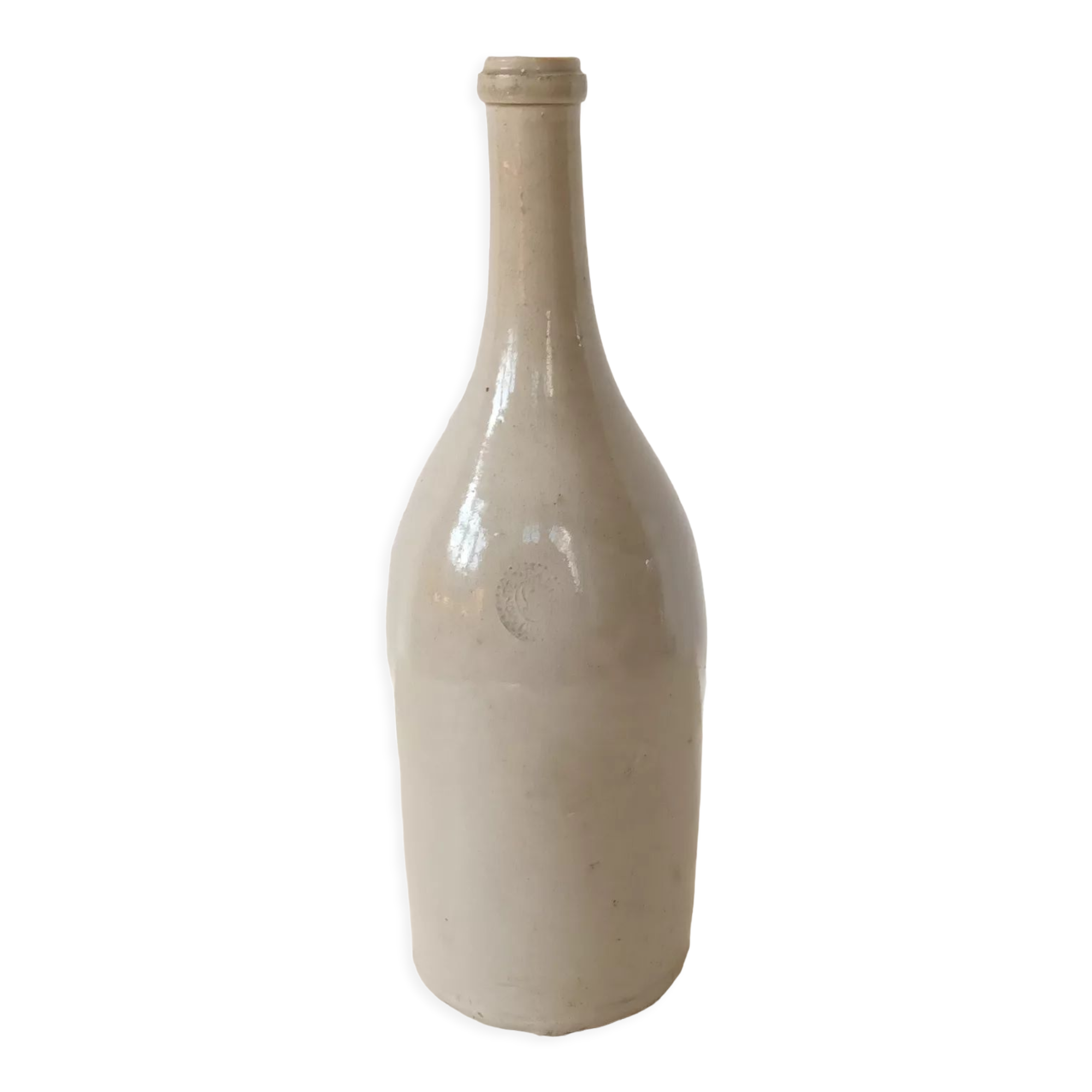 Glazed stoneware bottle