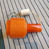 Orange pendant light