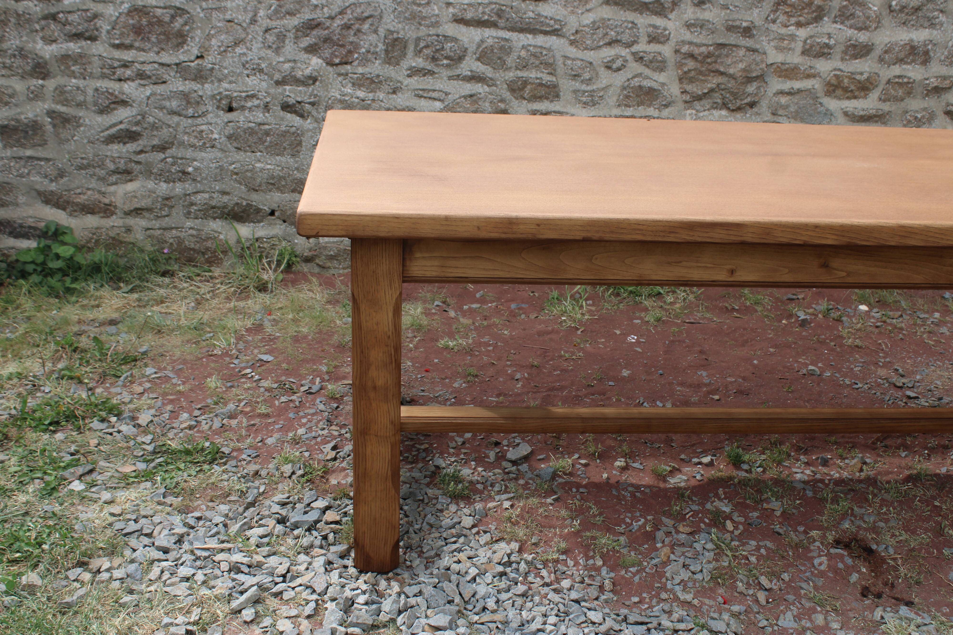 Large extendable farmhouse table 200 to 300 cm – 12/14 people
