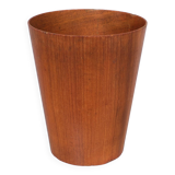 Teak round Paper Basket 1960s Sweden