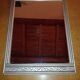 Silver art deco mirror