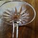 Crystal champagne flutes