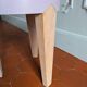 Coffee table or side table in oak by Philippe Hurel.