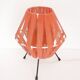 Tripod lamp in metal and red acrylic ribbon, 1950s-1960s