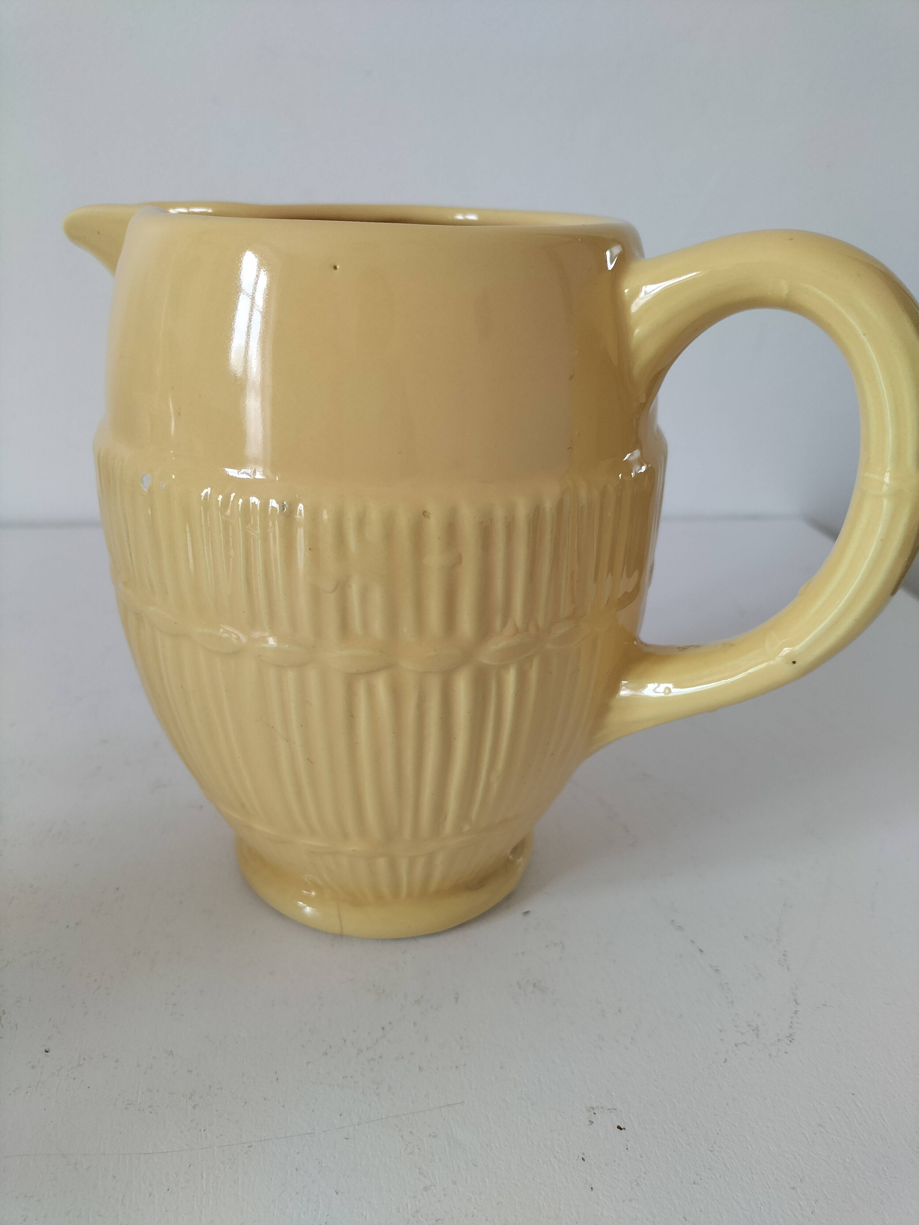 Saint Clément Barbotine Pitcher from the 50s
