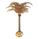 Solid brass palm tree lamp