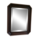 Bevelled octagonal mirror