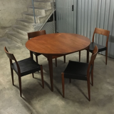 Danish Teak Dining Set by Arne Hovmand Olsen for Mogens Kold, 1950s