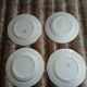 4 antique flat plates from Digoin and Sarreguemines