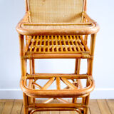 High chair rattan