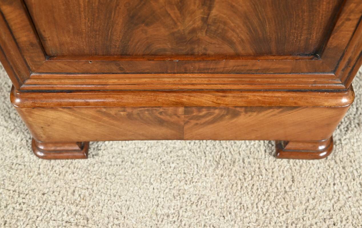 Mahogany Bedside Table, Restoration style – 2nd part 19th century