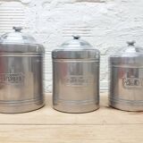 Series 6 aluminium spice jars