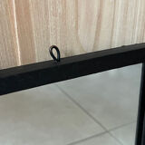 Wrought iron Art Deco mirror