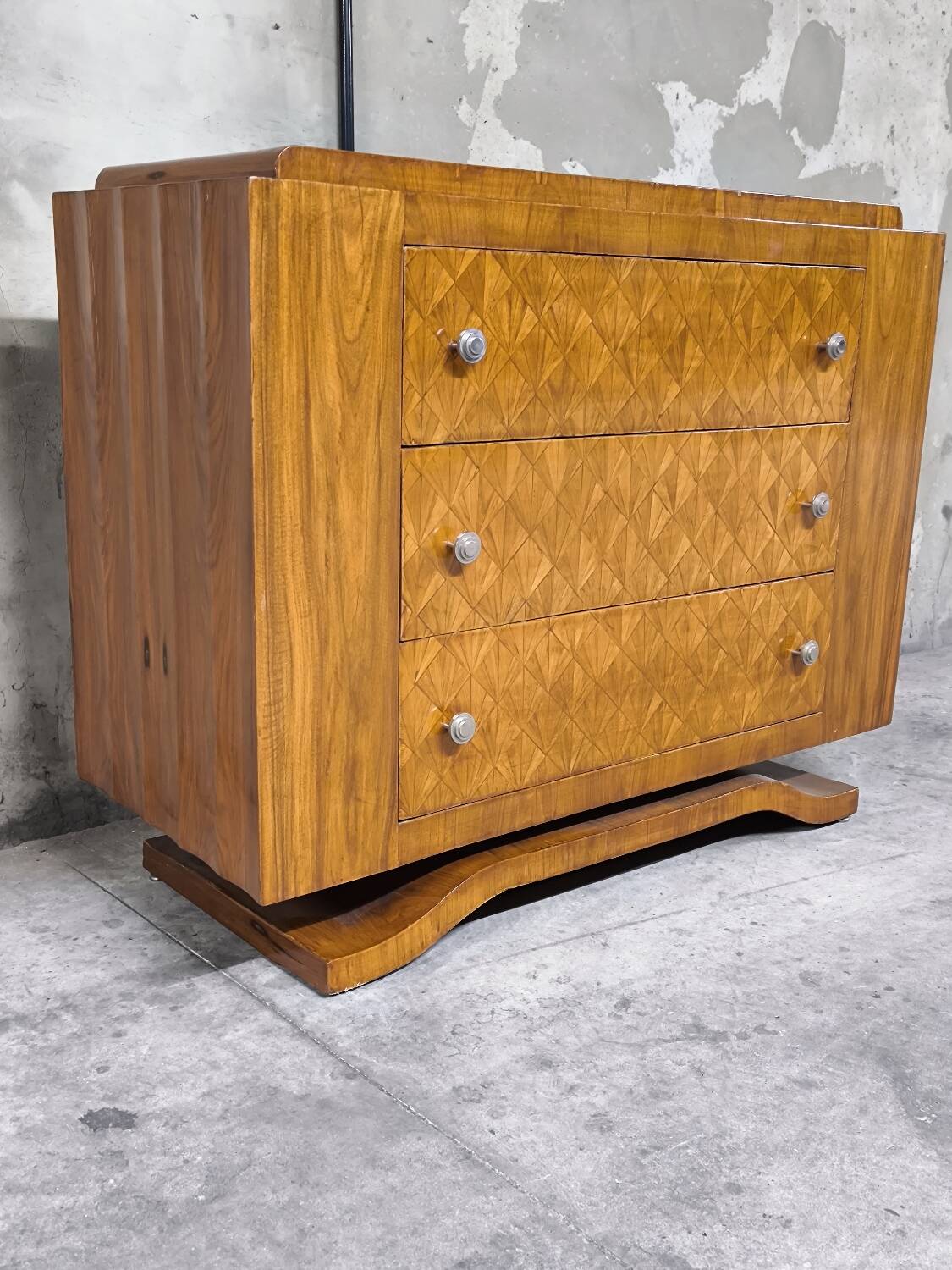 Vintage Art Deco commode from the 1950s.