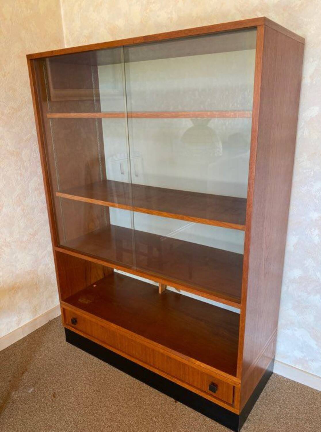 Glass library in Scandinavian style