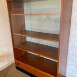 Glass library in Scandinavian style