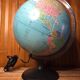 Old world map terrestrial globe sudime météore made in france vintage