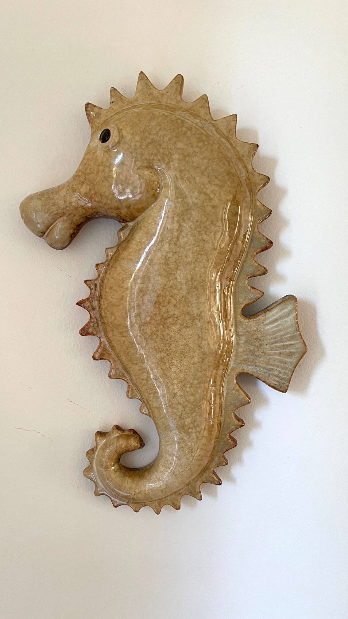 SEAHORSE Ceramic Wall Hanging VINTAGE