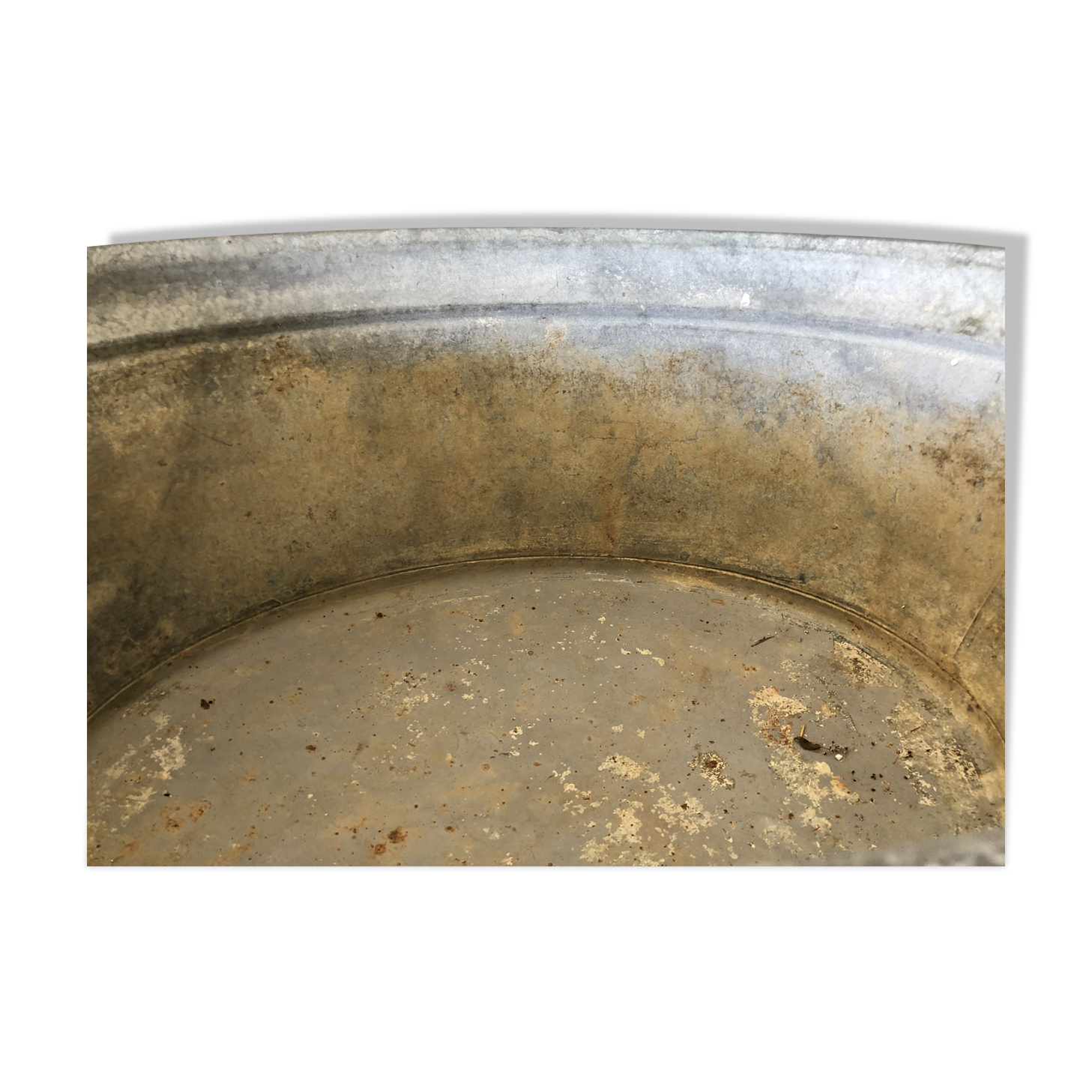Old zinc basin 80 L