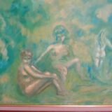 Dominique Déhais huile sur toile, 1987