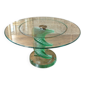 Table en verre « Helix Spiral Swivel »  d'aprés Danny Lane