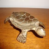 Tortue en laiton vide poche