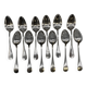 Set of 12 soup spoons, 7 lunch forks, 8 dessert cutlery.