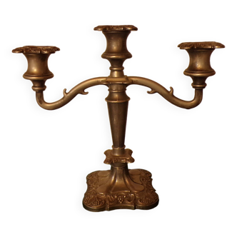 Tin candle holder