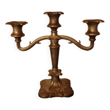 Tin candle holder