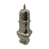 Silver metal salt shaker