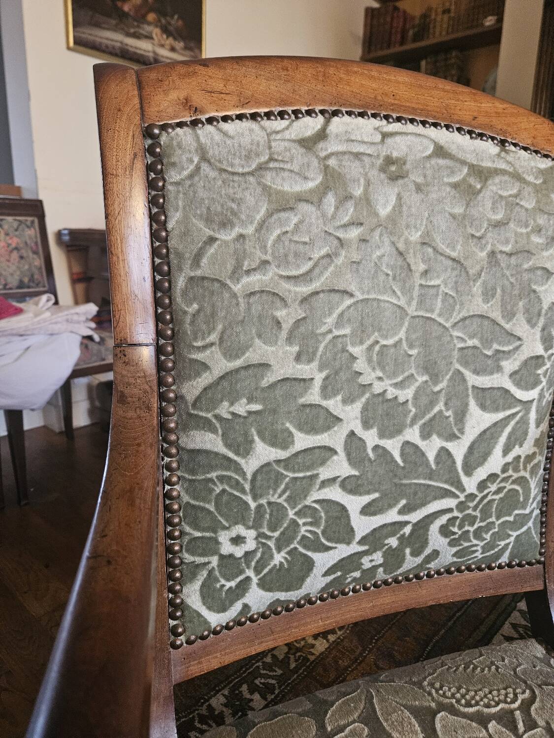 Pair of Restoration armchairs