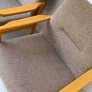 Vintage Wooden Seating Area / Sofa / Armchair