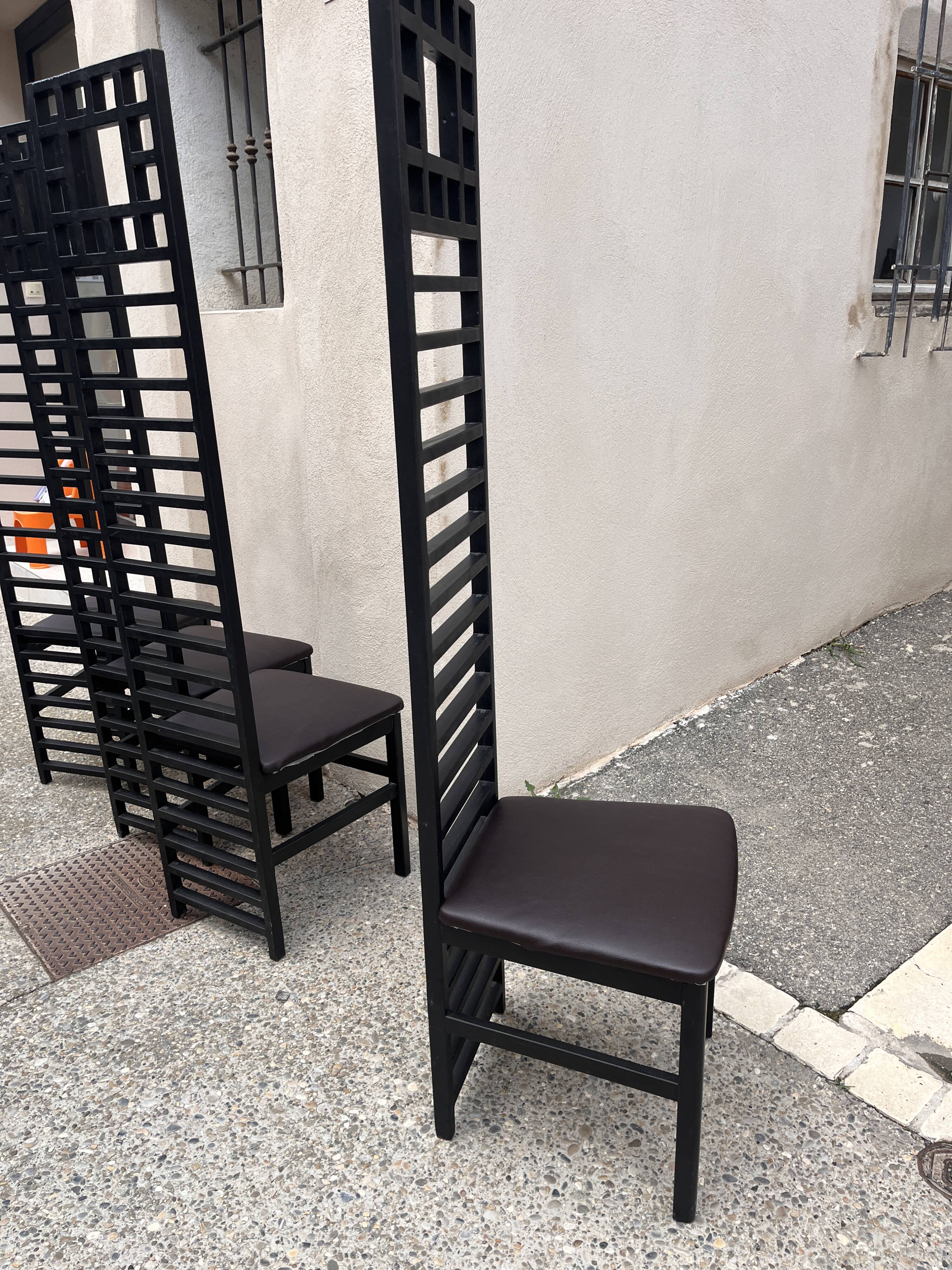 4 designer chairs from the 70s/80s.