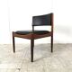 Fauteuil scandinave du milieu du siècle avec tabouret, années 1960