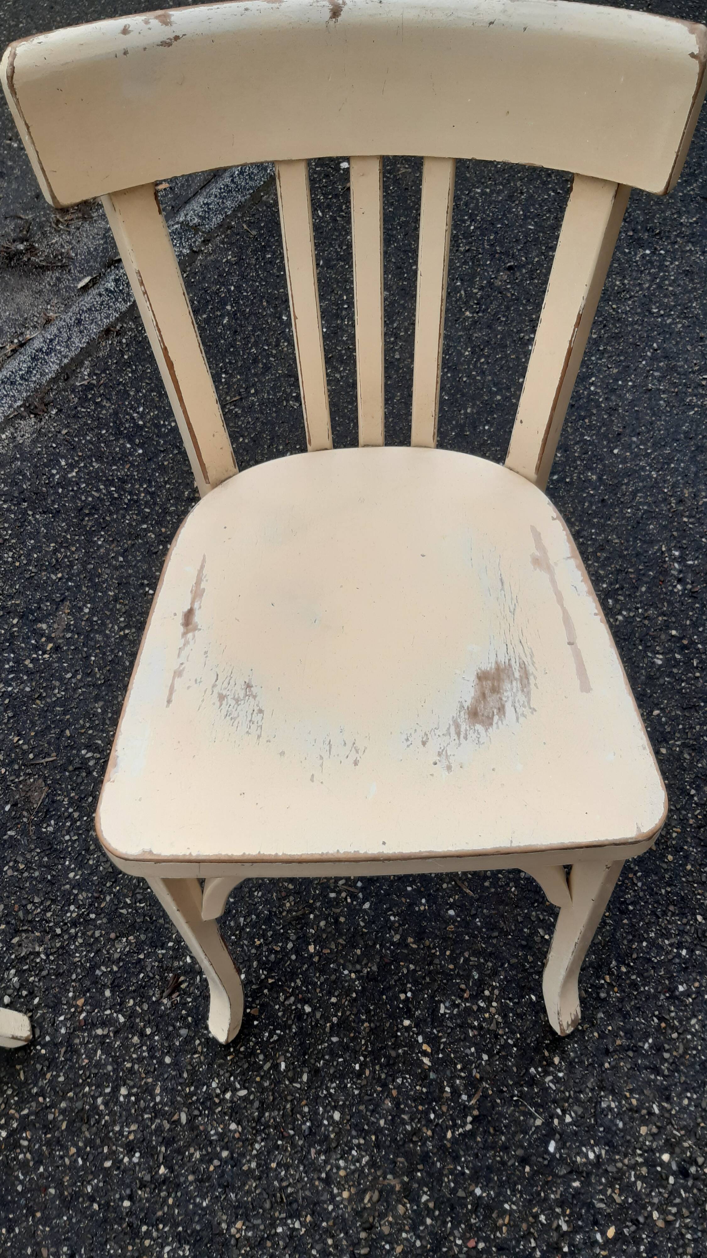 Chaises bistrot campagne shabby chic
