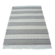 Handmade artisanal rug in Wool – Modern and natural design in Beige Ecru