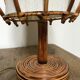 Louis Sognot rattan and bamboo lamp