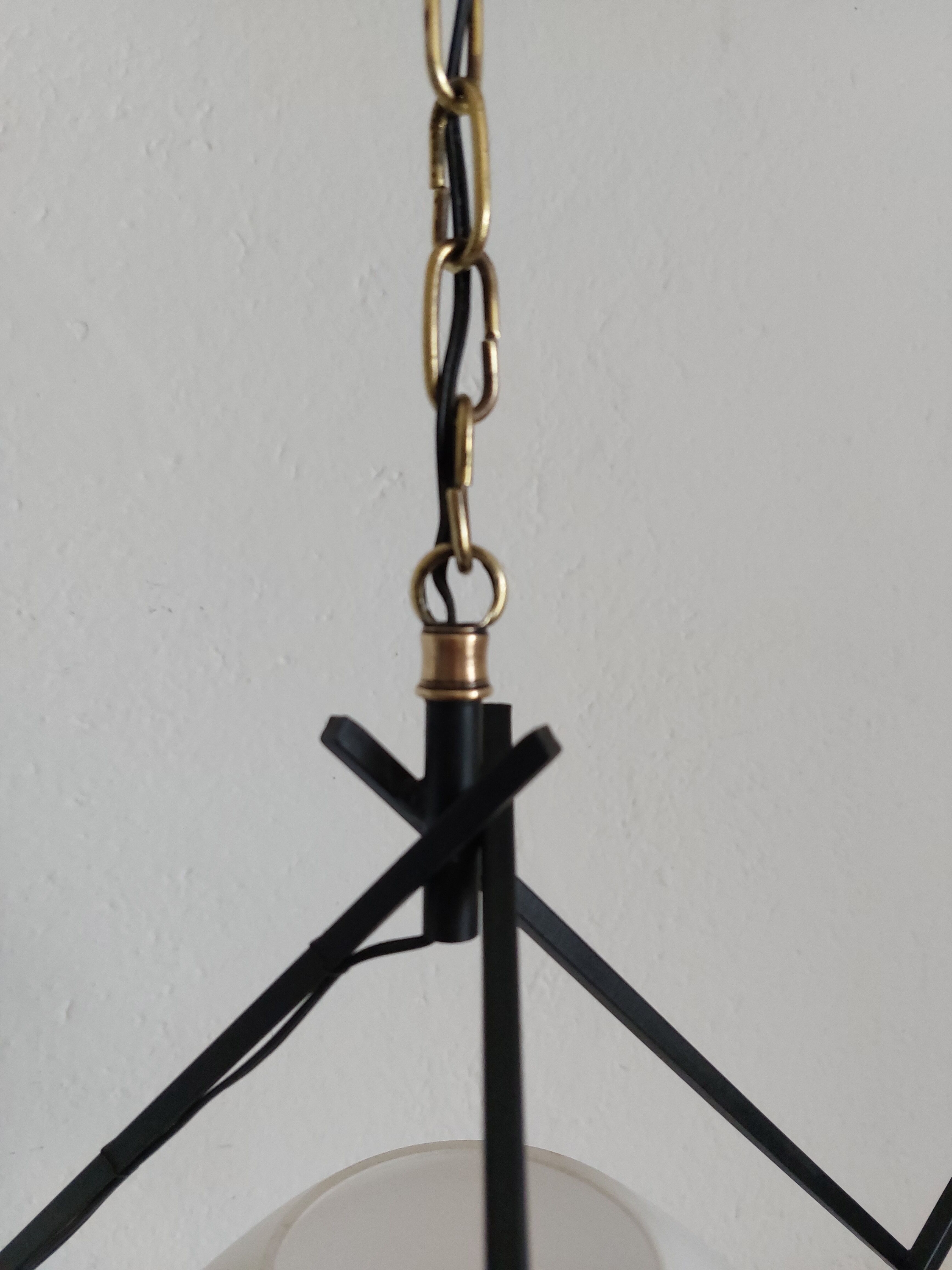 Arlus cage chandelier 60's