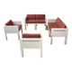 Vintage Cubic Living Room Set, 1980s