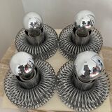 Wall lamp Spring Andréa Lazzari 60s