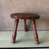 Old folk art stool